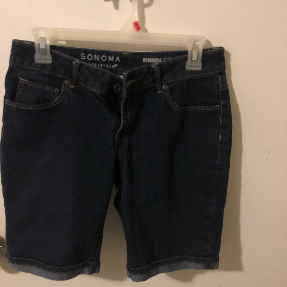 Sonoma Blue Jean Bermuda shorts